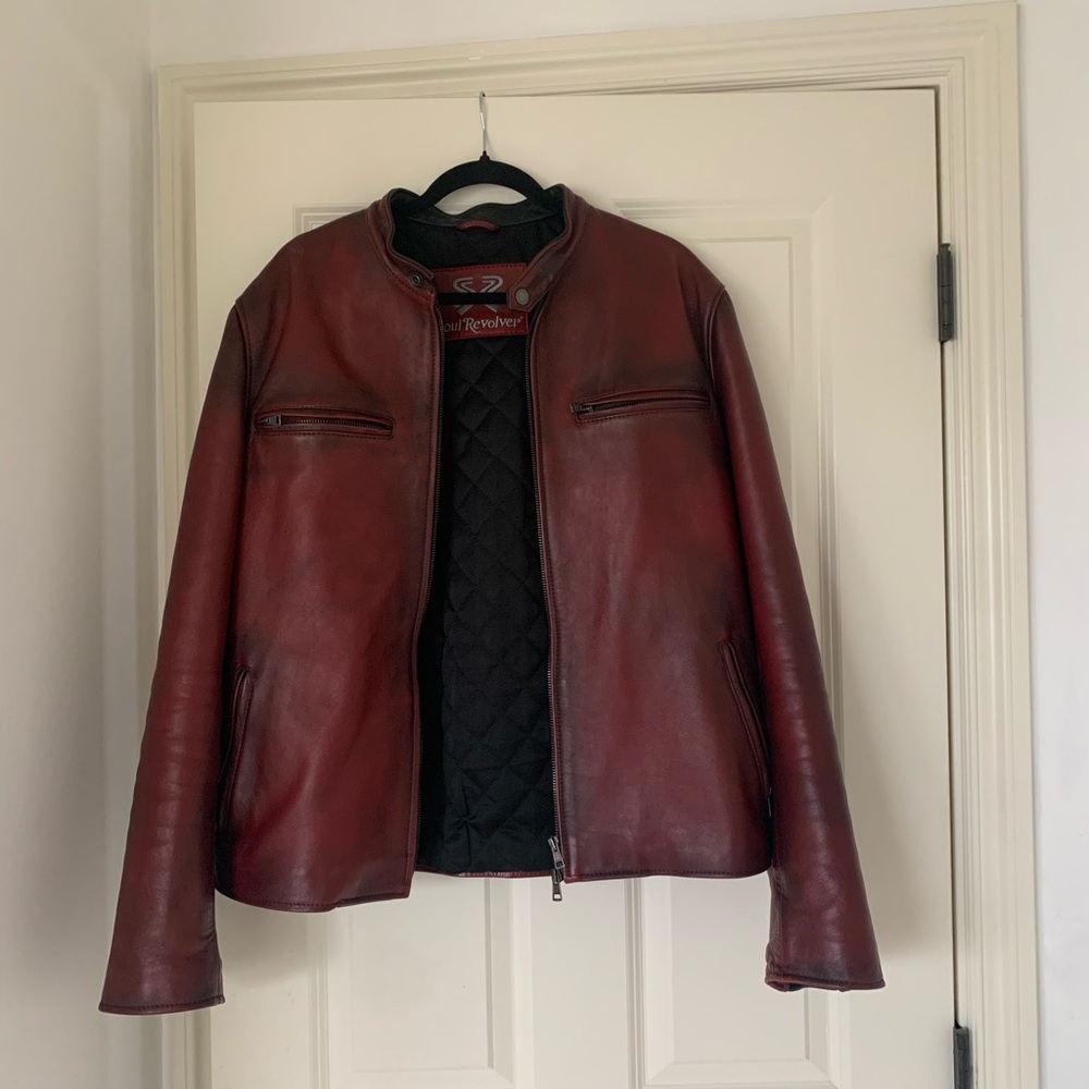 Men’s Large Soul Revolver leather jacket